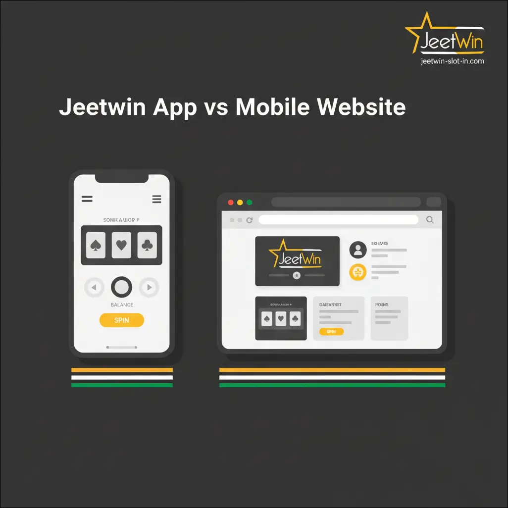 App Jeetwin vs Sito Web Mobile