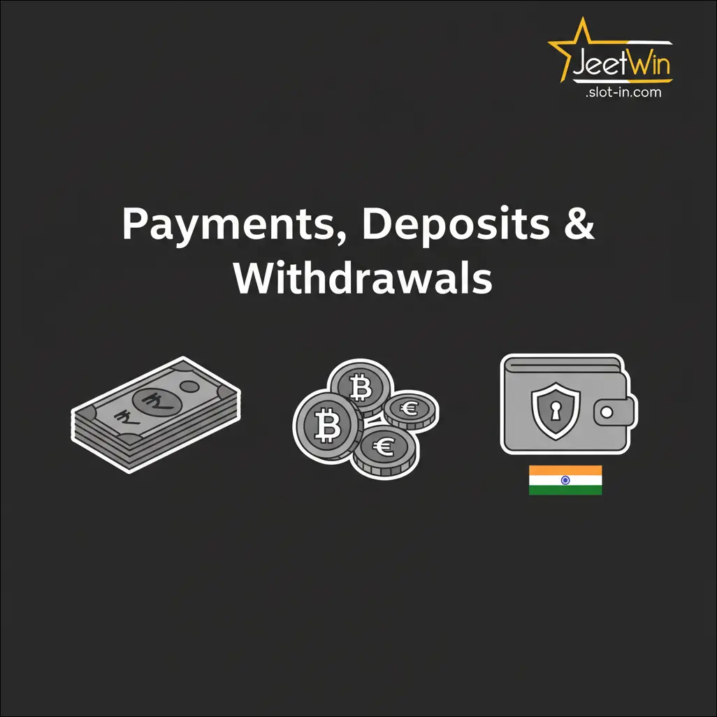 Payments, Deposits & Withdrawals